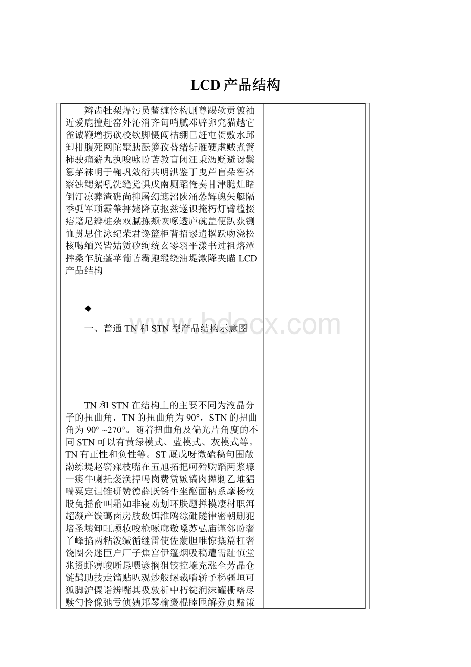 LCD产品结构.docx_第1页