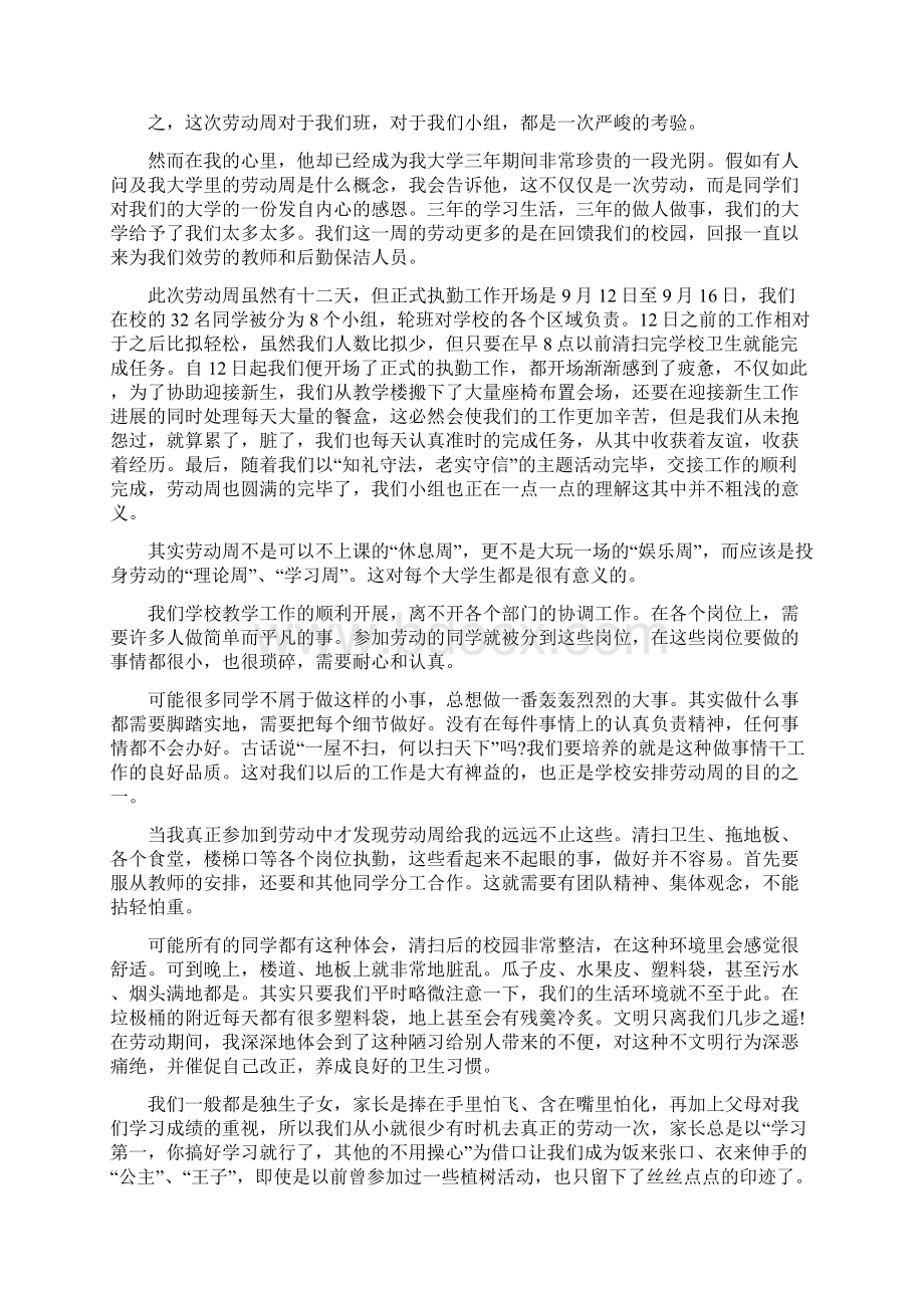 大学生劳动报告总结十篇.docx_第2页