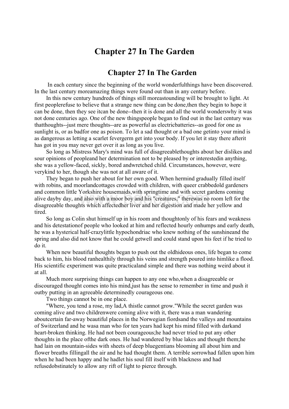 Chapter 27 In The Garden.docx_第1页