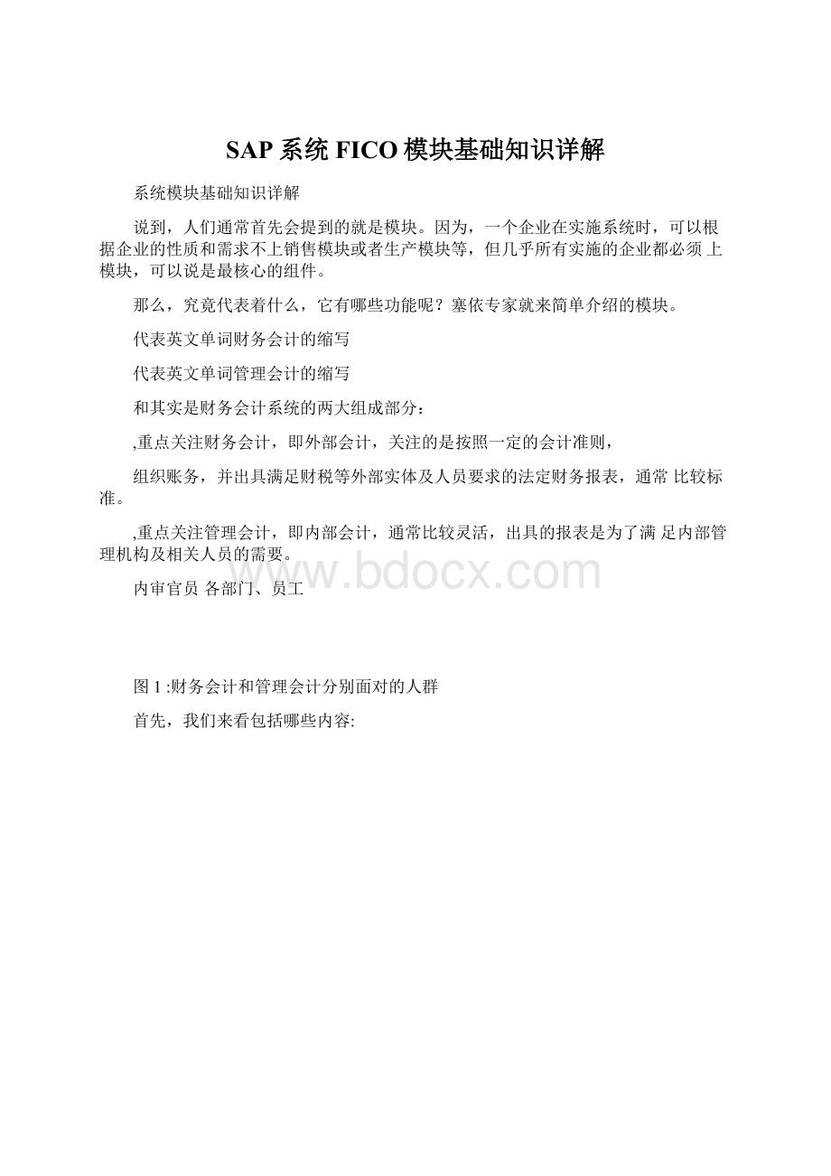 SAP系统FICO模块基础知识详解.docx