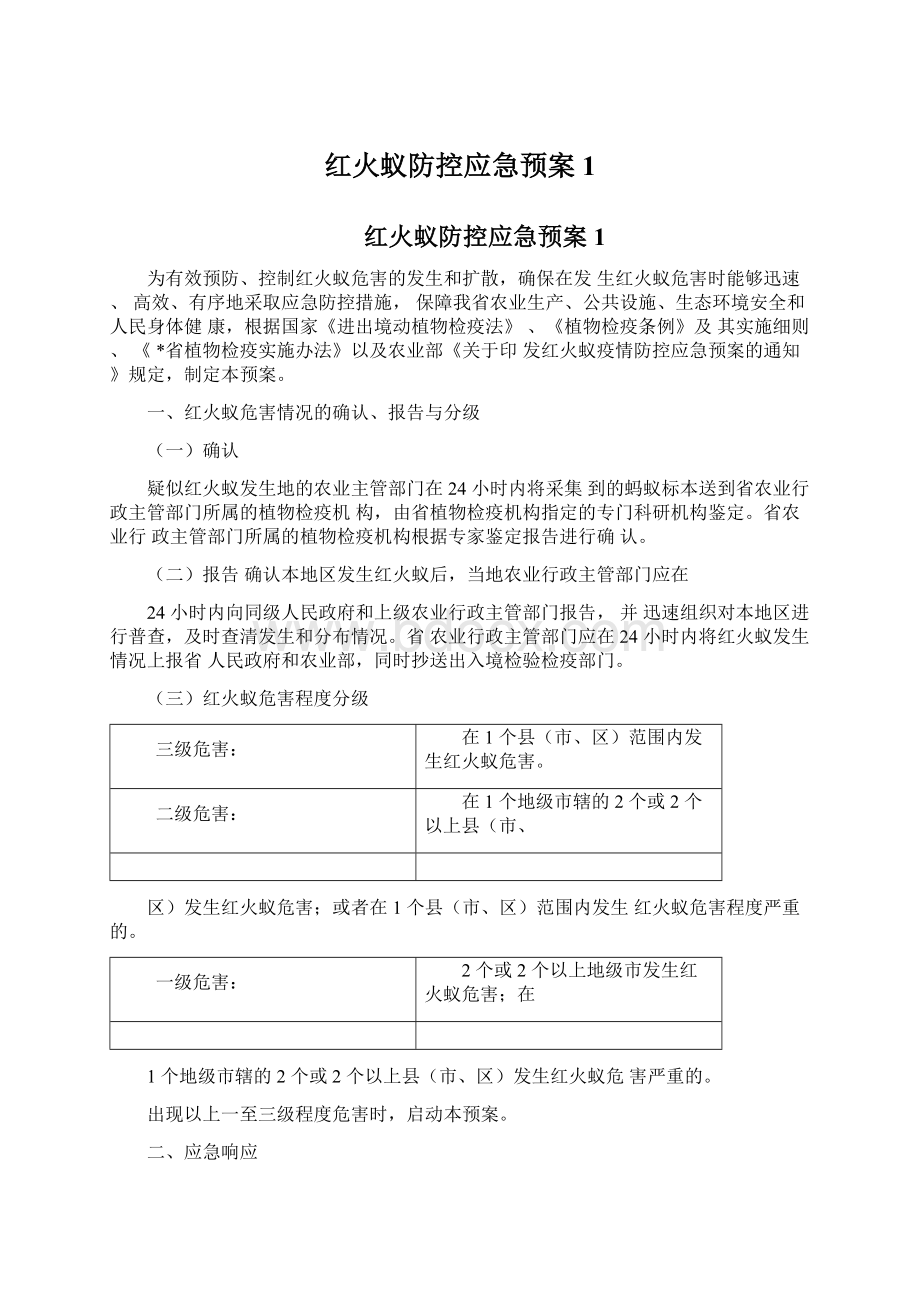 红火蚁防控应急预案1.docx