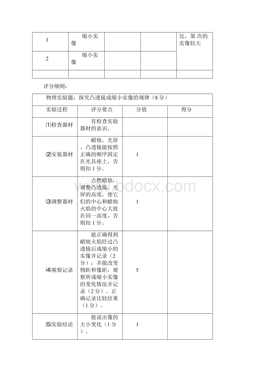 河南物理中招实验考试试题整理稿Word文档格式.docx_第3页