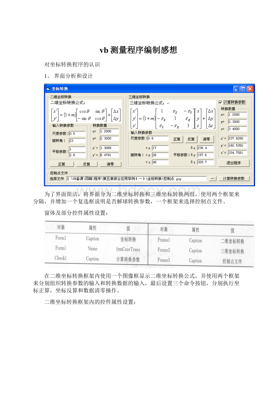 vb测量程序编制感想.docx_第1页