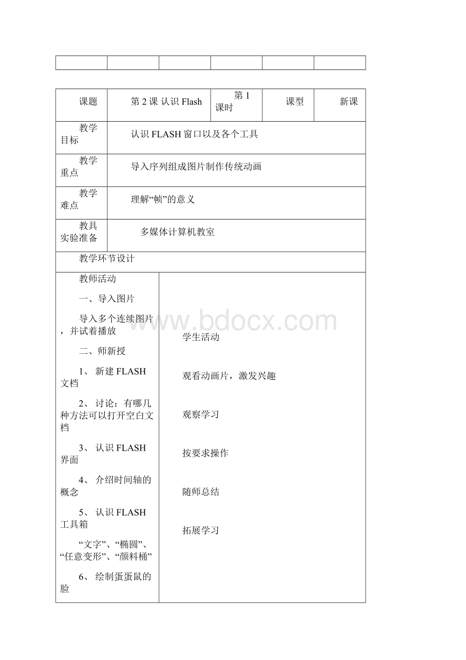 重大版第七版小学六年级上册信息技术教案.docx_第3页