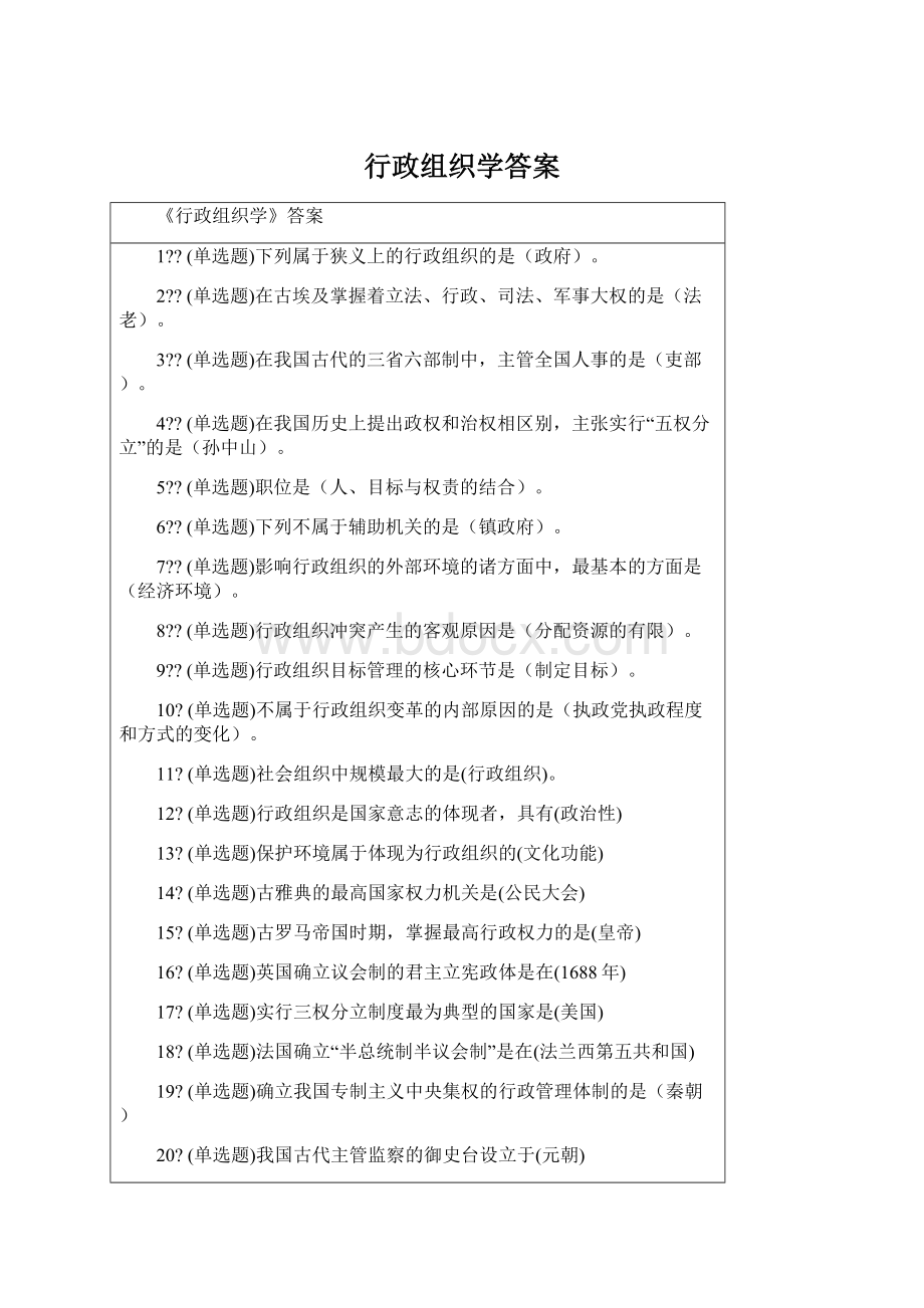 行政组织学答案文档格式.docx_第1页