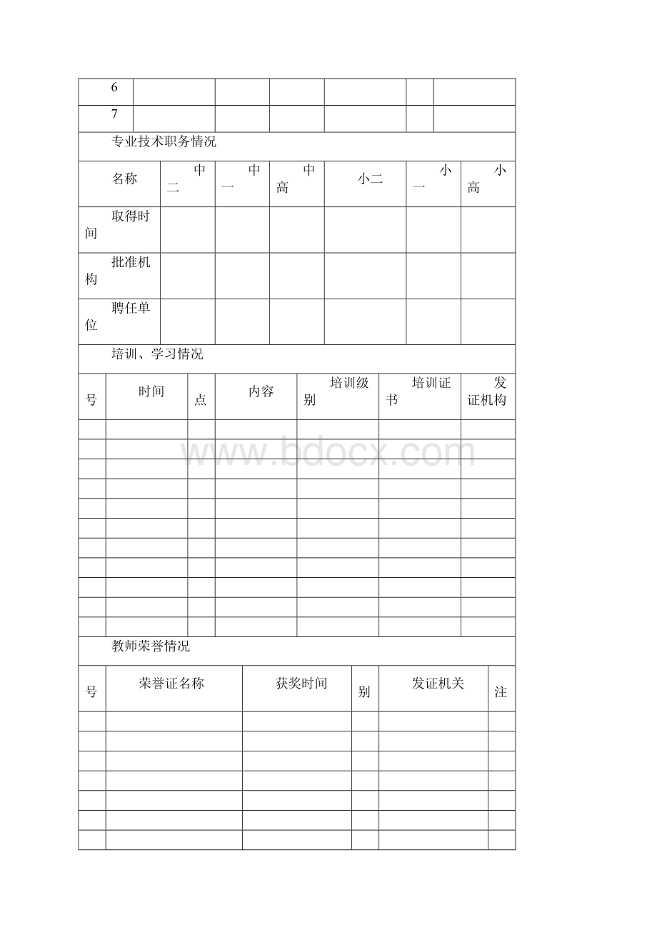 小学教师档案.docx_第3页