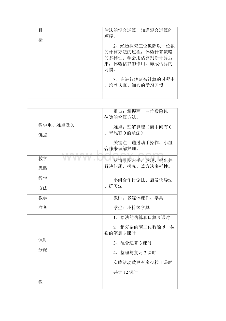 青岛版小学数学三年级下册单元备课.docx_第2页