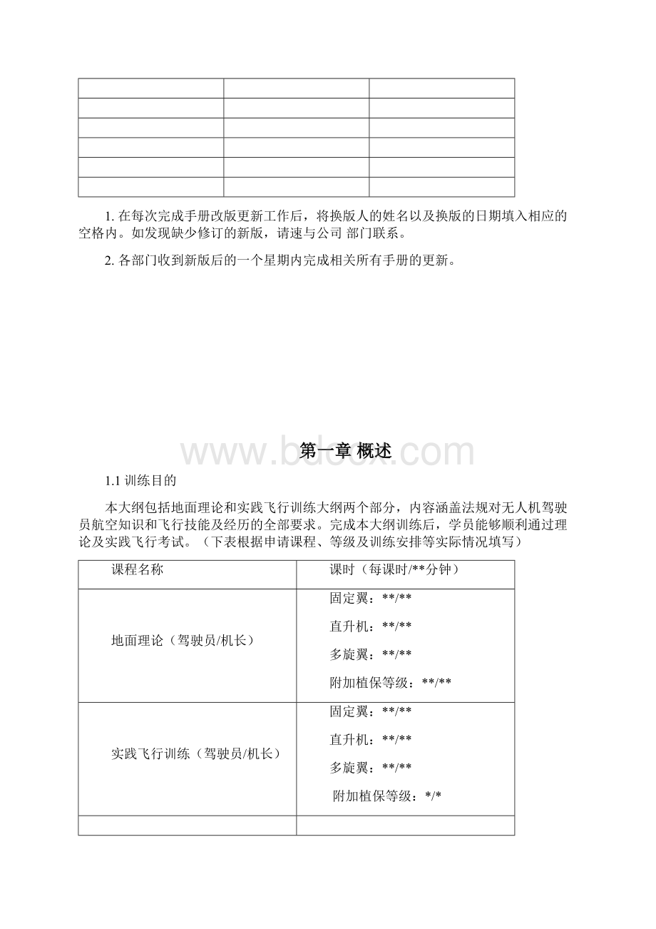 最新无人机培训学校大纲模板仅供参考资料.docx_第3页