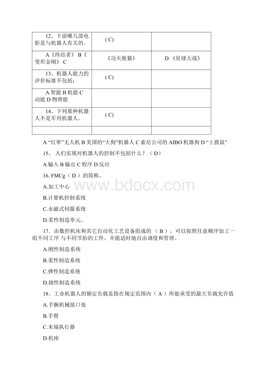 最新机器人科技知识竞赛题库.docx_第2页