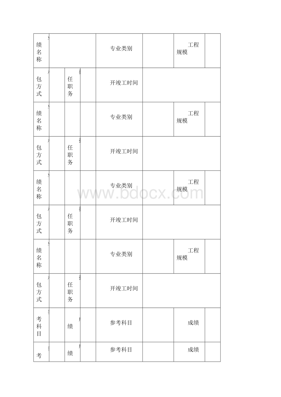 一级建造师临时执业证书申请表Word下载.docx_第2页