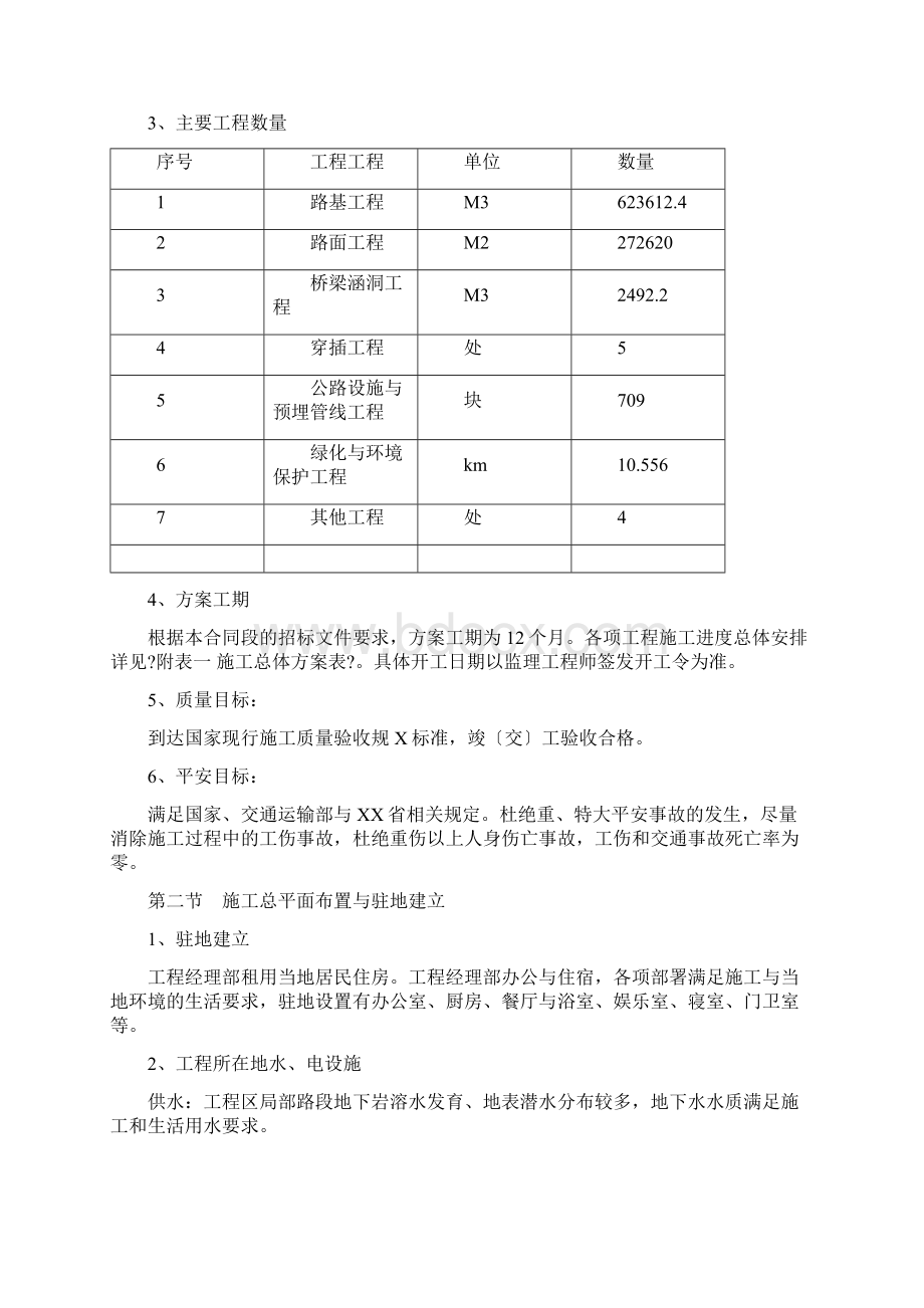 四级公路施工组织设计.docx_第2页