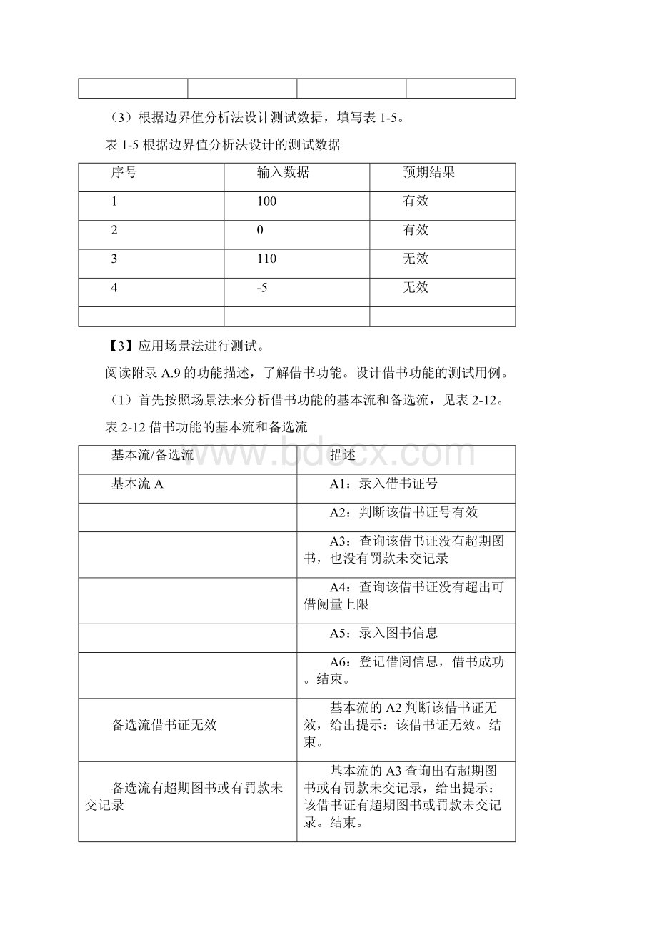 实验1利用黑盒测试技术设计测试用例Word格式文档下载.docx_第3页