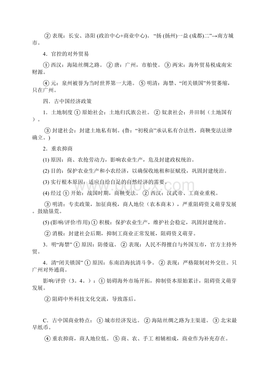 高中历史必修二经济最全知识点与延伸.docx_第3页