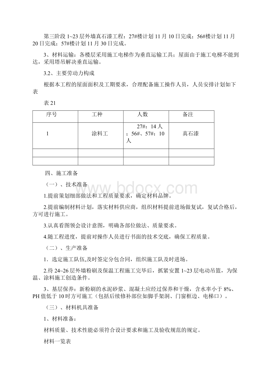 外墙真石漆施工方案已修改之欧阳史创编Word格式.docx_第3页