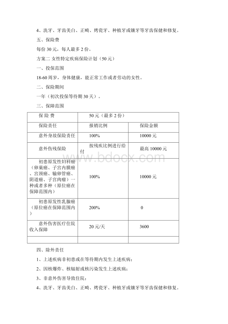 女性安康保险系列方案.docx_第2页