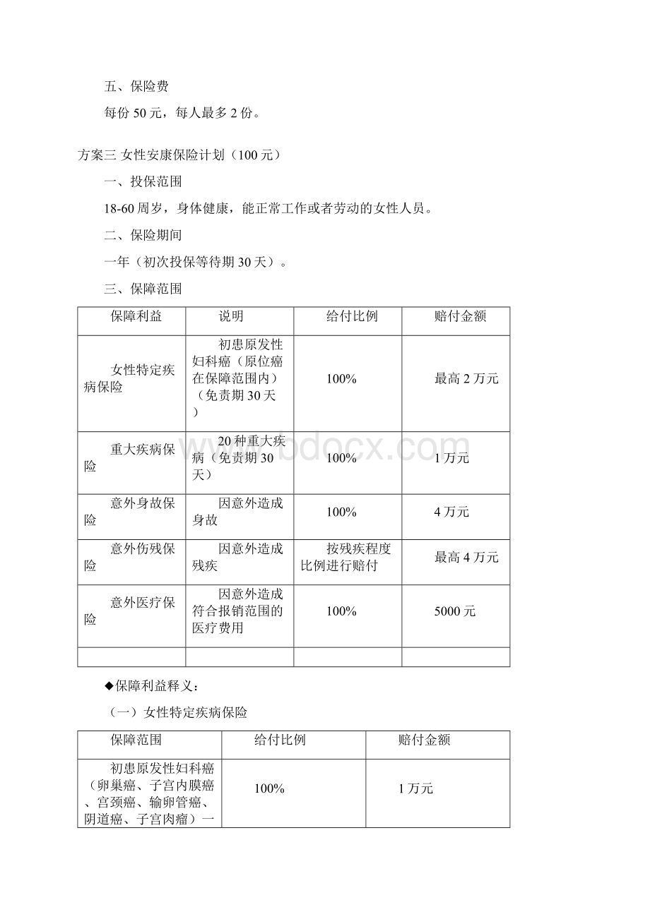 女性安康保险系列方案.docx_第3页