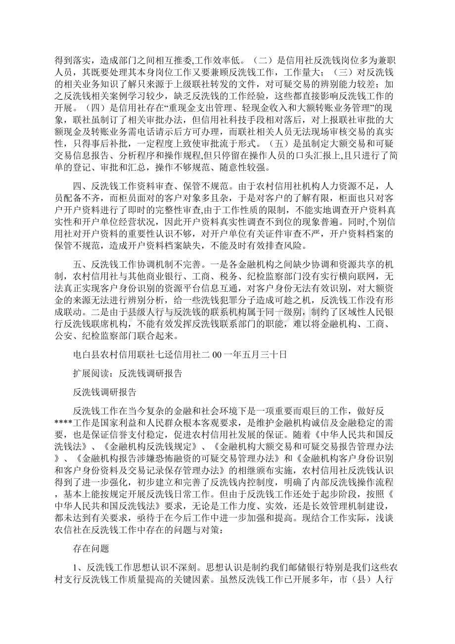 反洗钱工作调研报告.docx_第2页