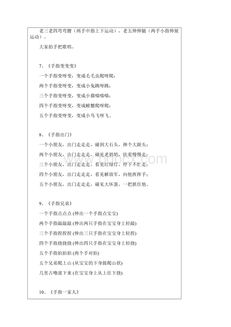 幼儿园常见小律动与手指操Word文档下载推荐.docx_第3页