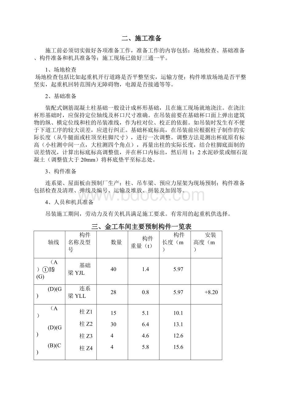 单层工业厂房施工方案.docx_第3页