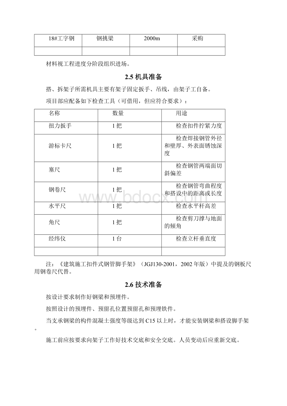 双排落地架施工方案Word文档格式.docx_第3页