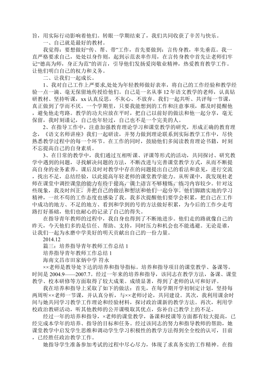 指导青年教师工作总结.docx_第2页