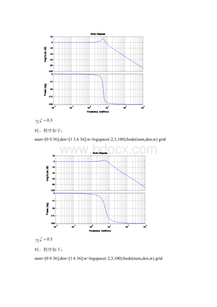 自动控制原理线性系统的频域分析实验四.docx_第2页