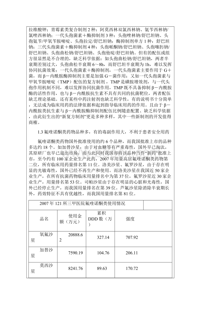 《医院处方点评管理规范试行》释义跟药物临床运用评价 Microsoft.docx_第3页