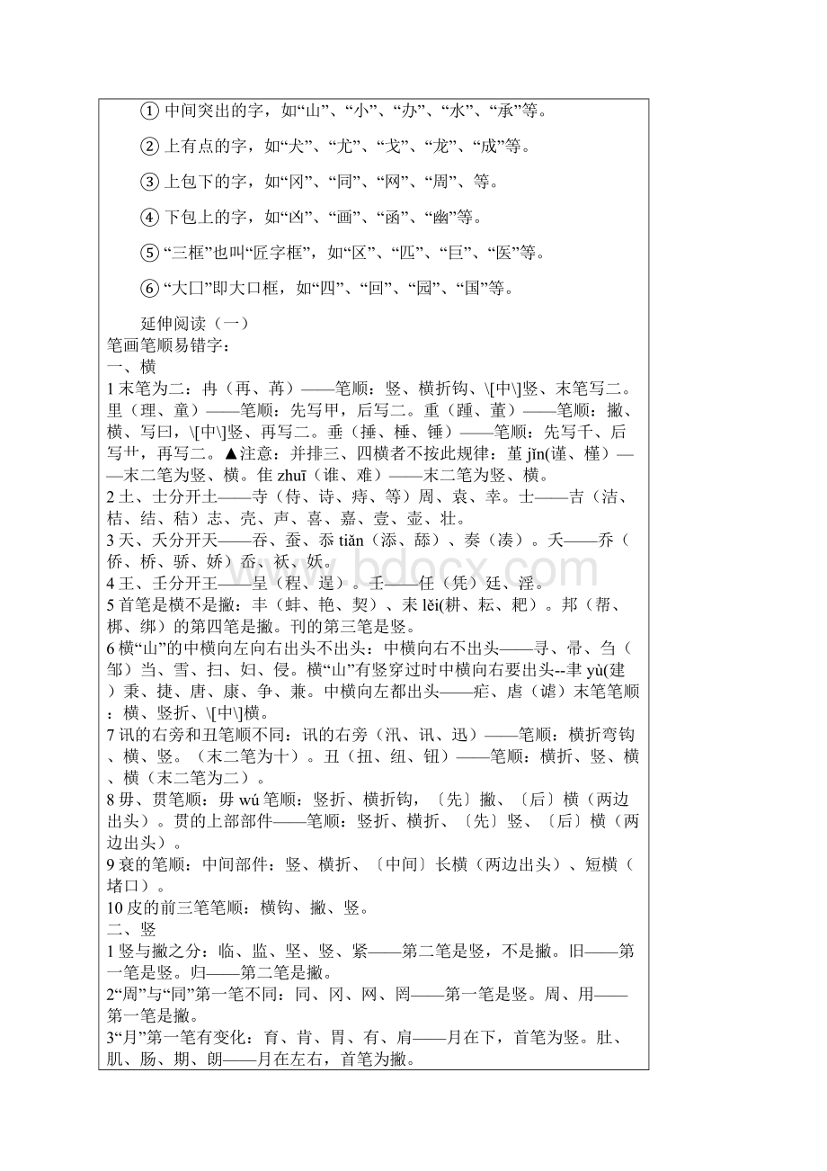 汉字笔顺名称表.docx_第3页