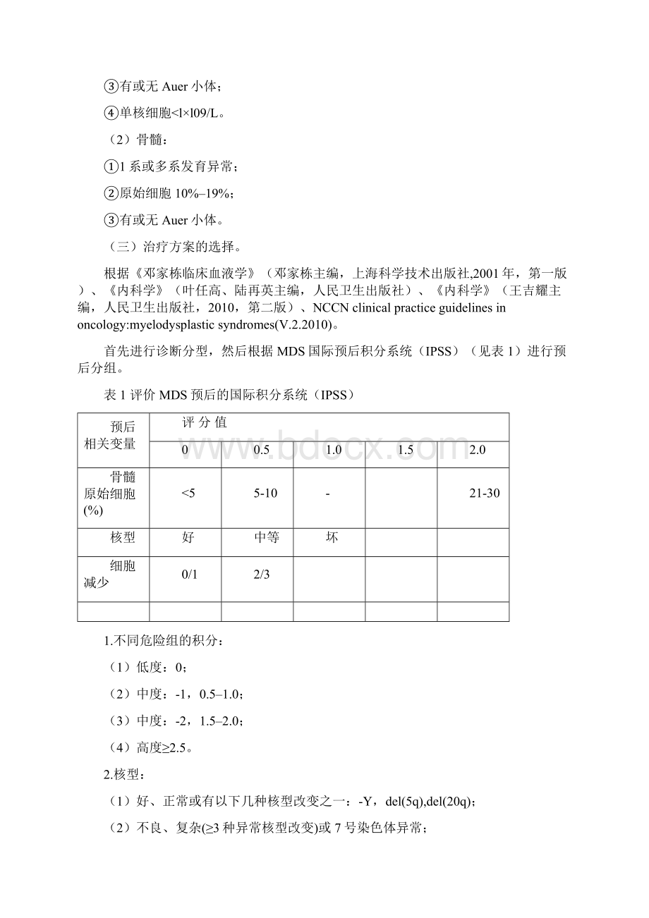 doc11血液内科6个病种临床路径Word文件下载.docx_第2页