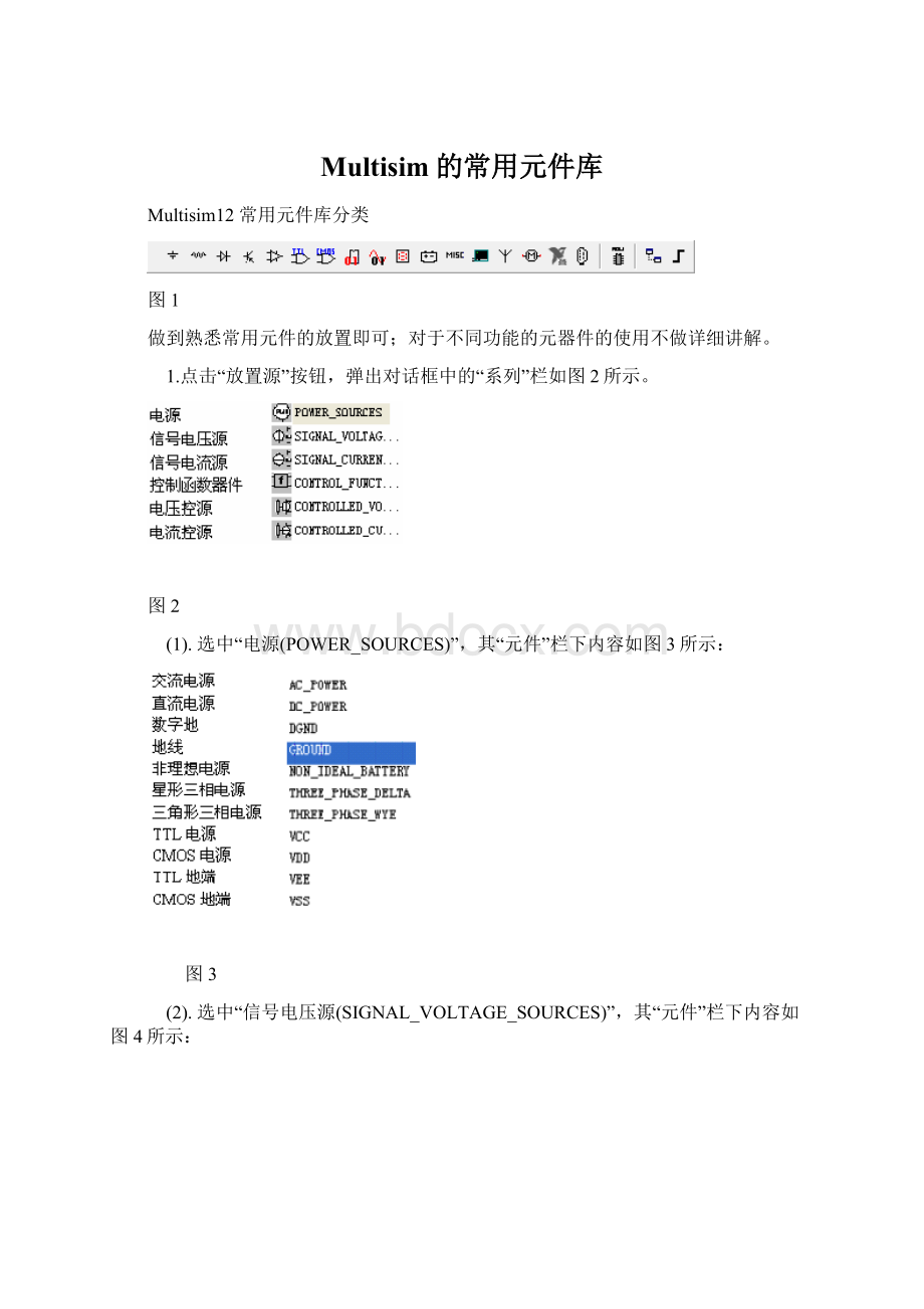 Multisim的常用元件库.docx_第1页