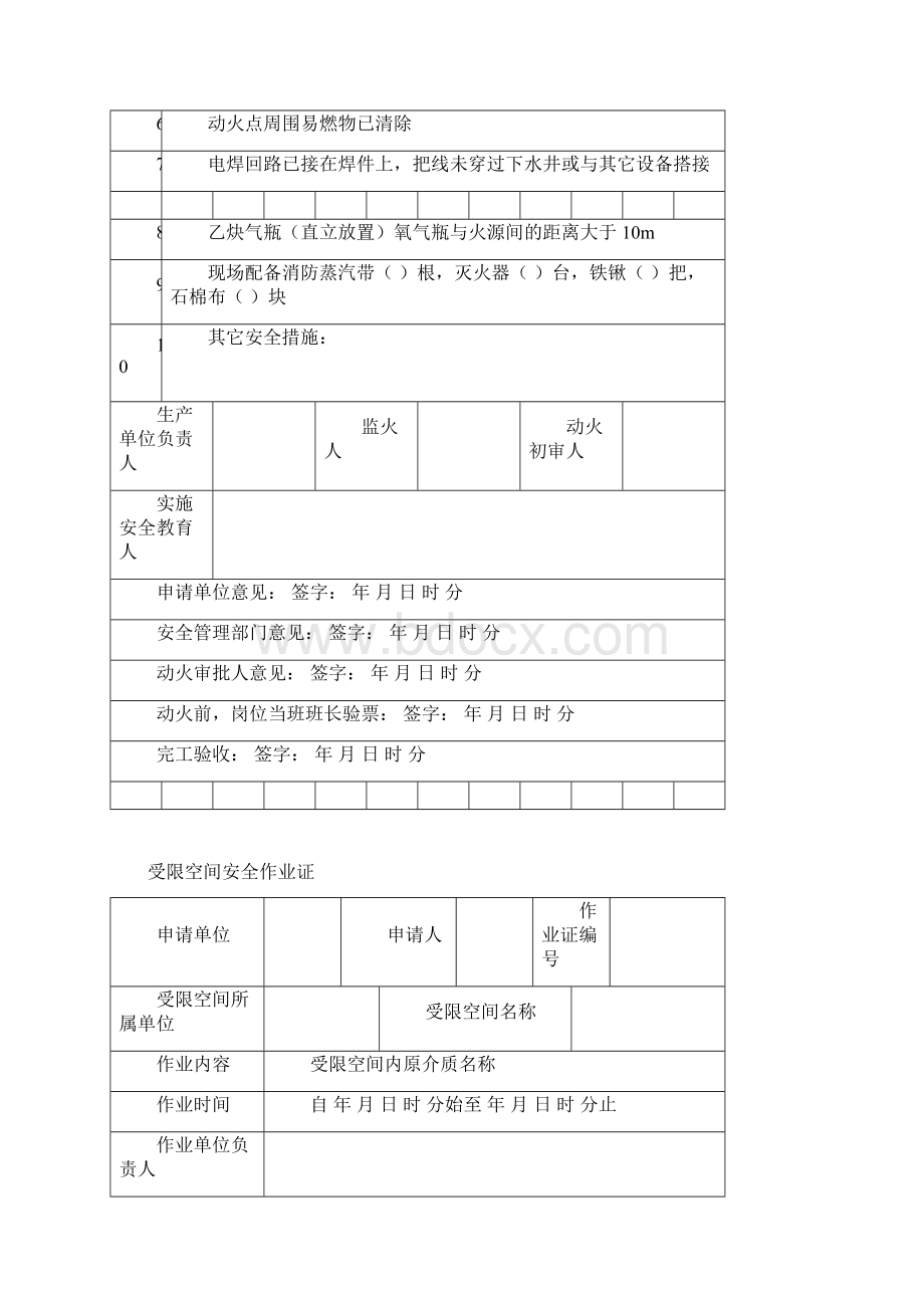 八大危险作业安全作业证.docx_第2页