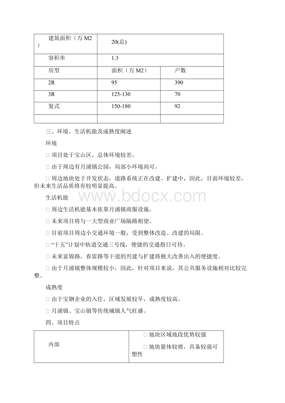 房地产宝山月浦项目报告Word格式文档下载.docx_第2页