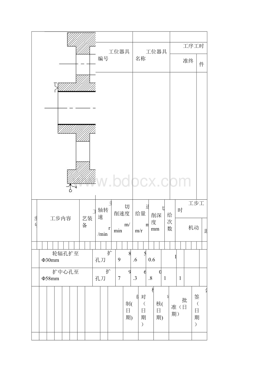 齿轮机械加工工序卡片.docx_第3页