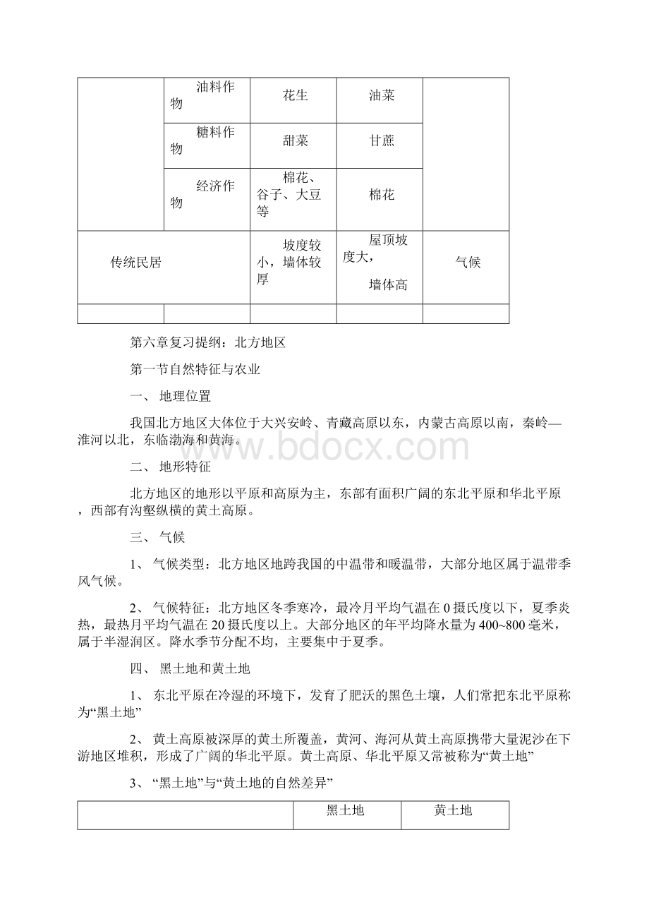 人教版八年级下册地理知识点整理.docx_第3页