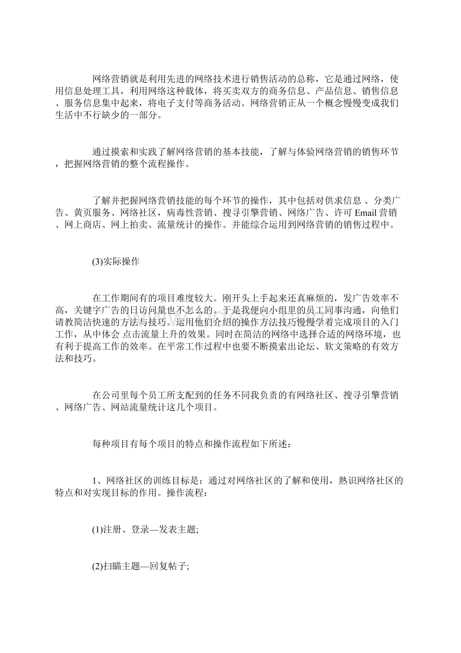 网络推广实习报告.docx_第3页