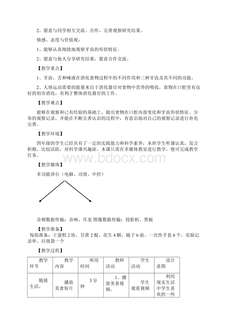 教学设计《食物在口腔里的变化》教学设计.docx_第3页