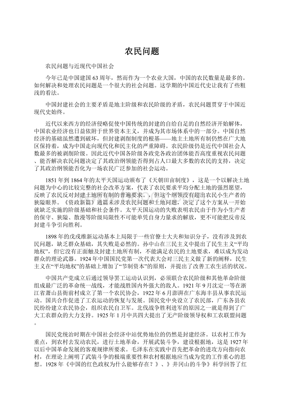 农民问题.docx_第1页