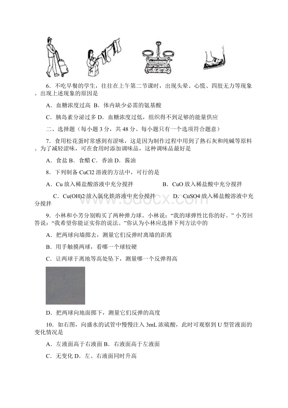 初三科学寒假作业三Word文档格式.docx_第2页