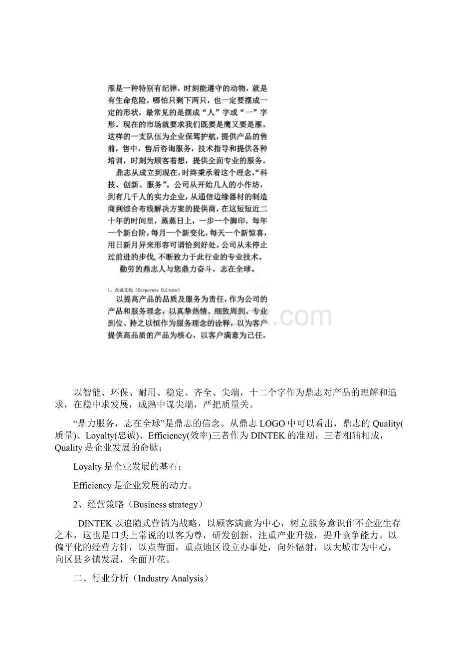 运用SWOT分析法分析一个企业实例Word文件下载.docx_第3页