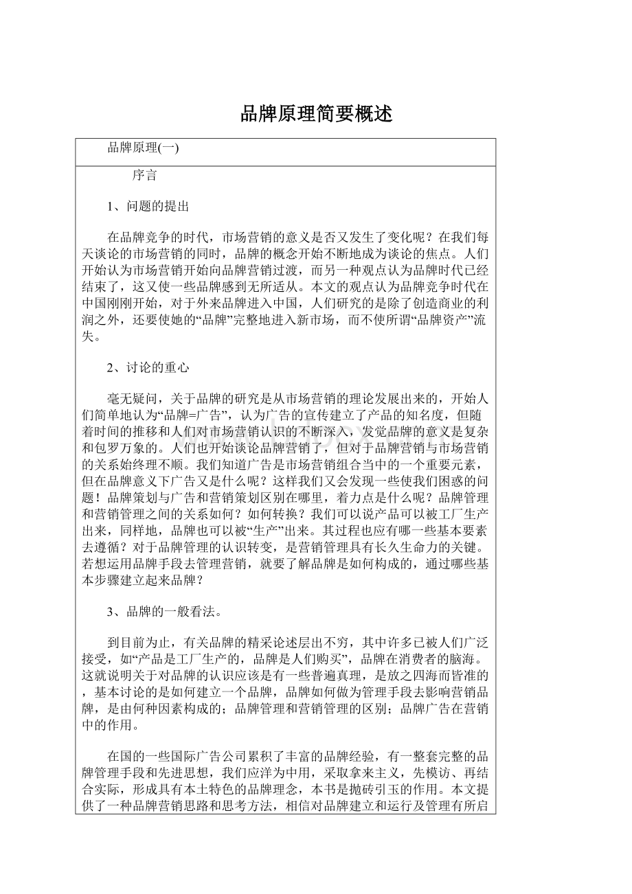 品牌原理简要概述.docx_第1页