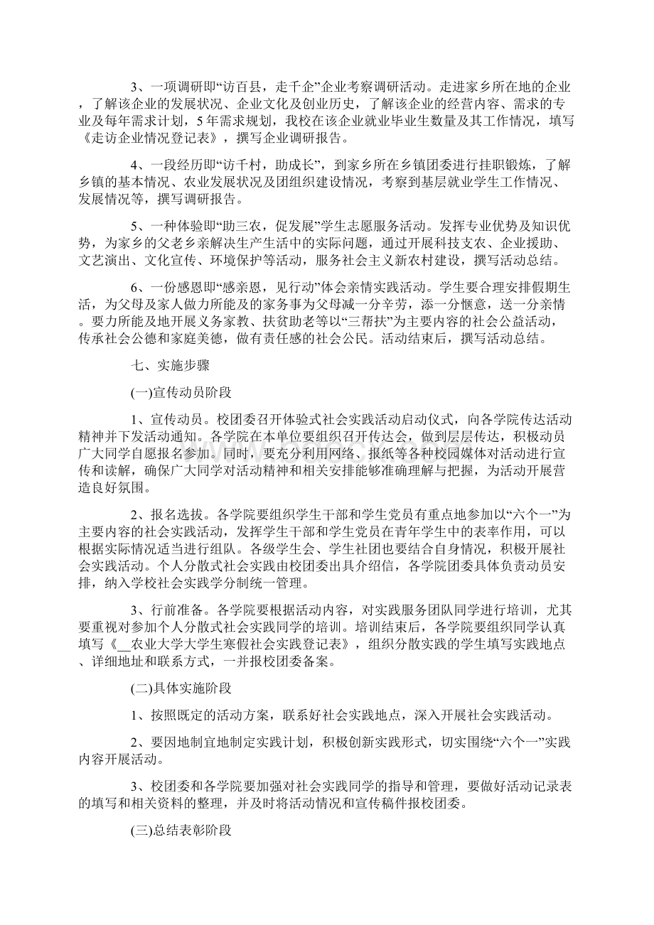 社会实践活动方案合集8篇实用模板Word文档下载推荐.docx_第2页