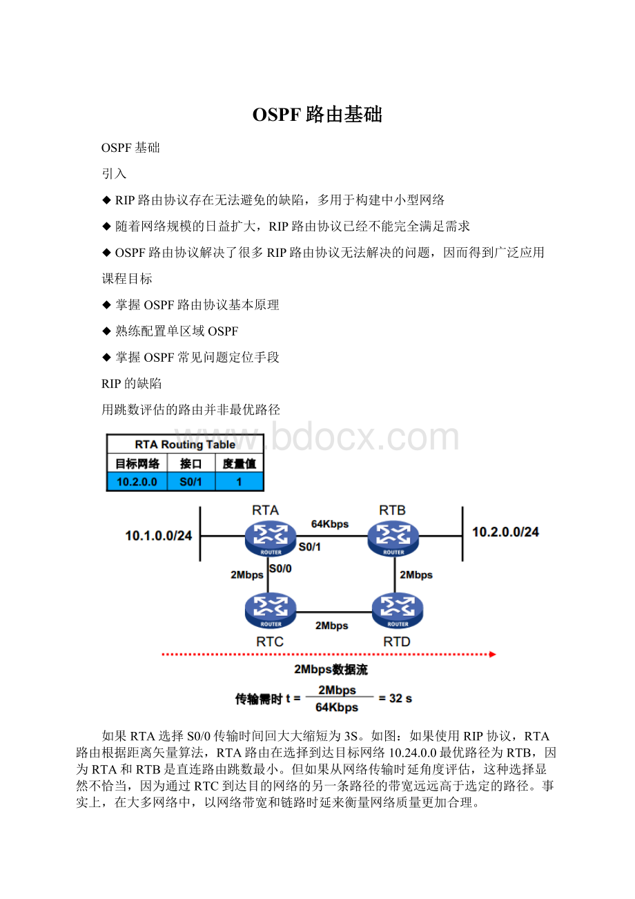 OSPF路由基础.docx