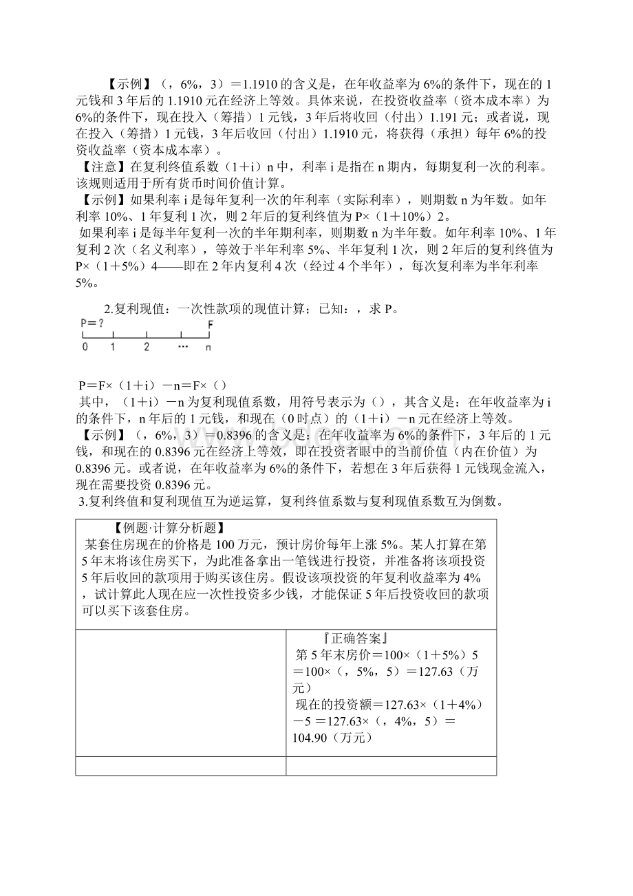 中级会计财务管理复习重点汇总第二章+财务管理基础Word文件下载.docx_第3页