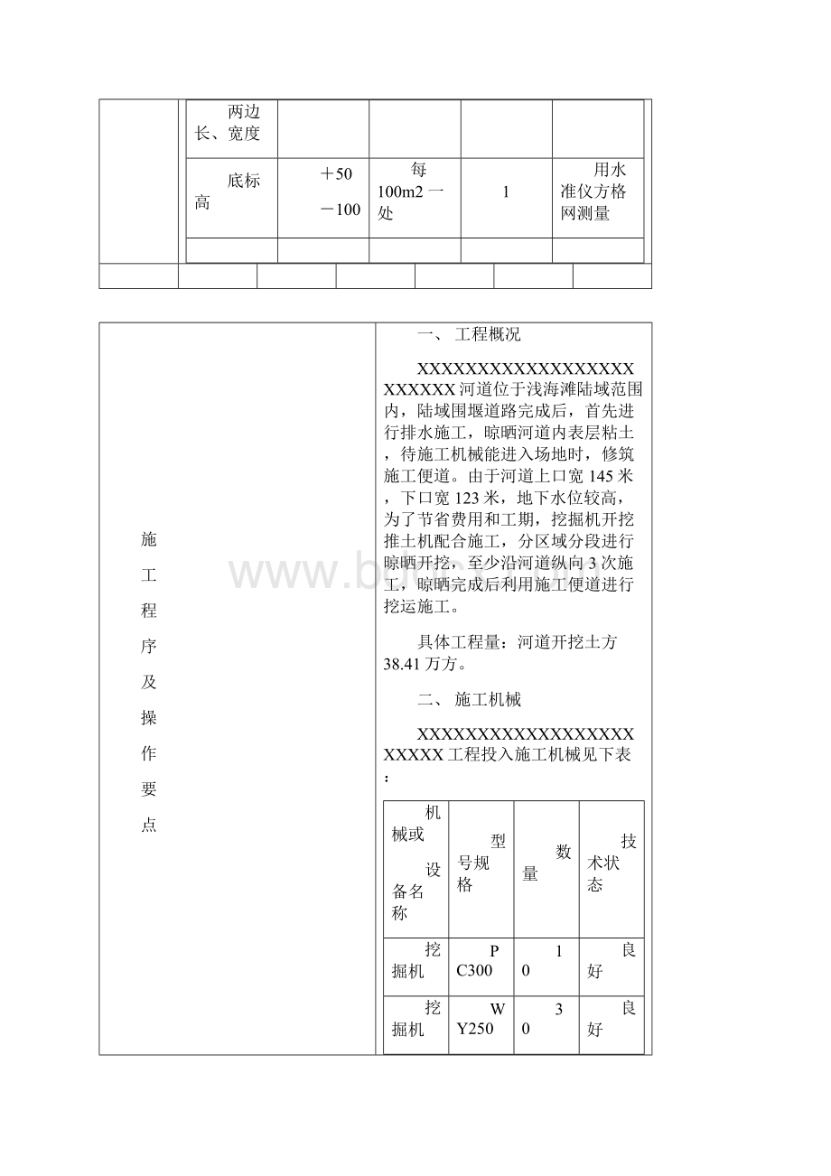 《分项工程施工技术交底书河道开挖技术交底书》.docx_第2页