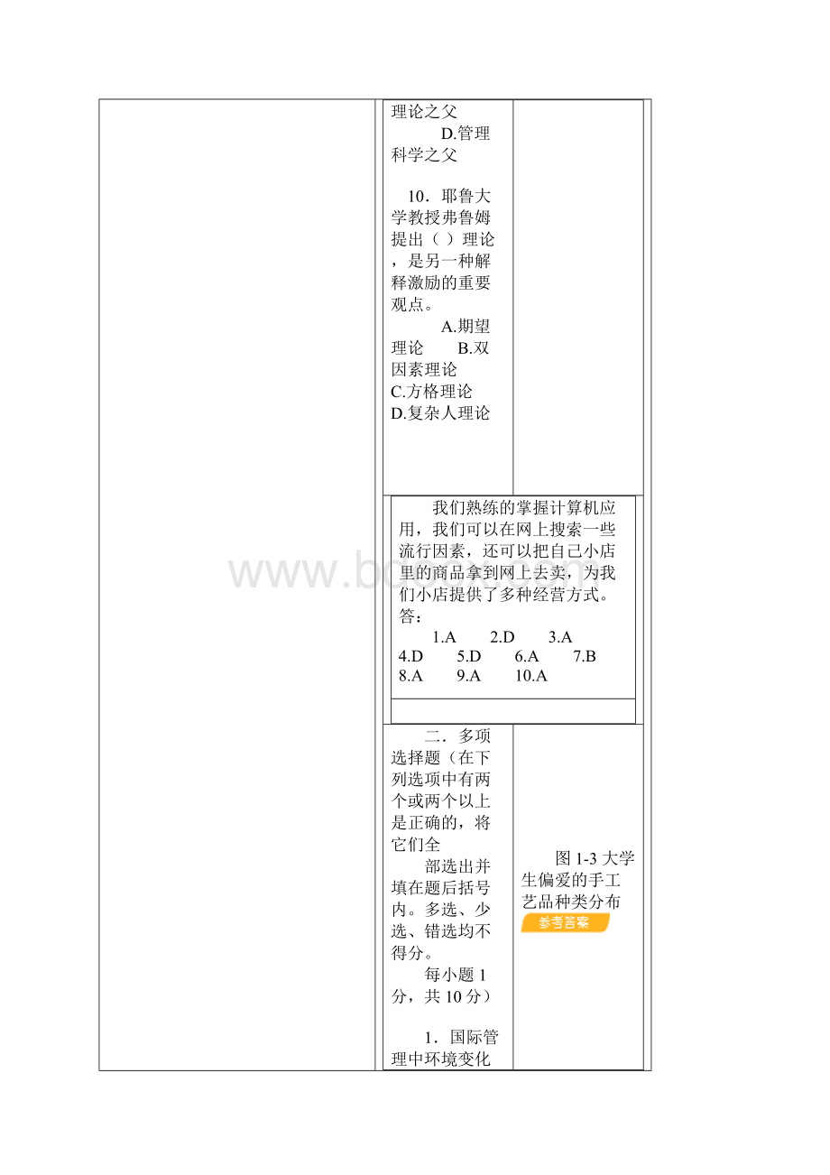 管理学原理模拟题汇编Word文档下载推荐.docx_第3页