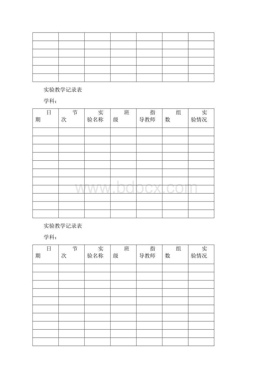 C613 汝州市小屯镇小屯小学学年数学科学实验记录表Word文件下载.docx_第2页