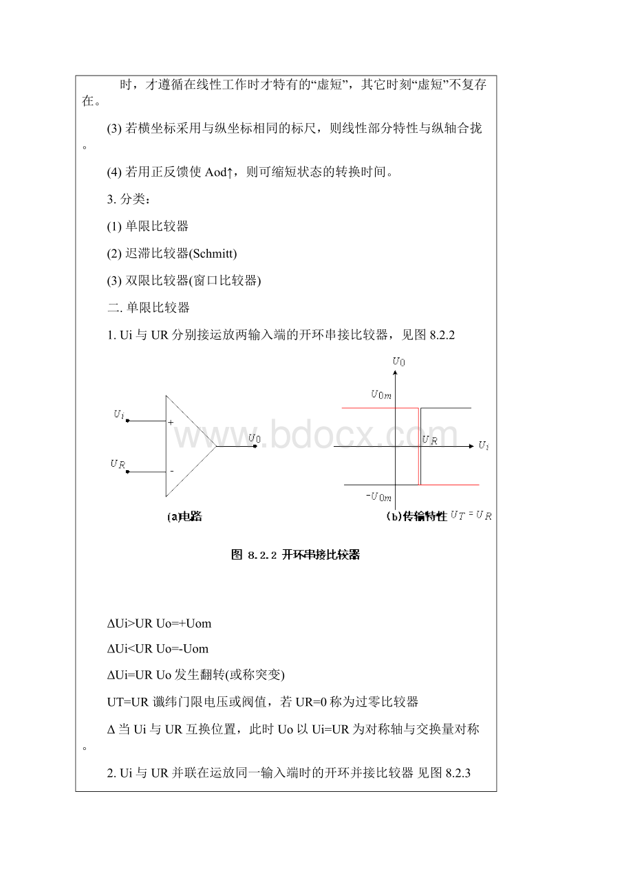 几种电压比较器的说明和比较讲课教案.docx_第2页