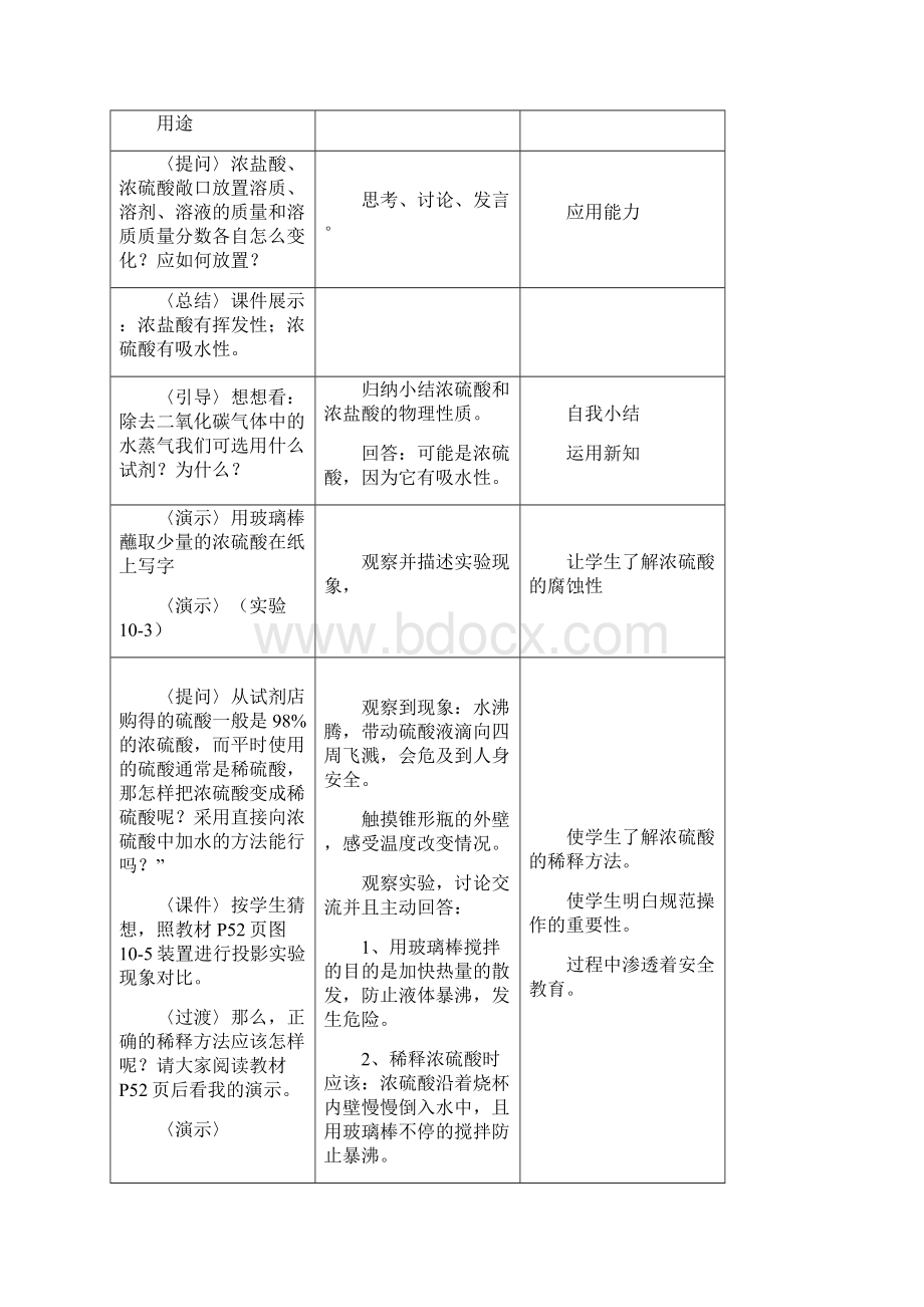 课题1常见的酸和碱第二课时教案Word下载.docx_第3页