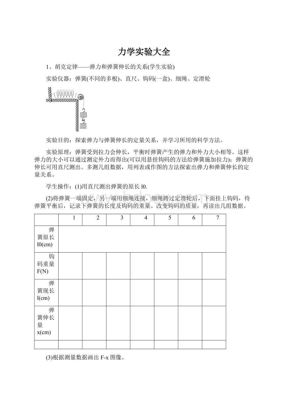 力学实验大全.docx_第1页