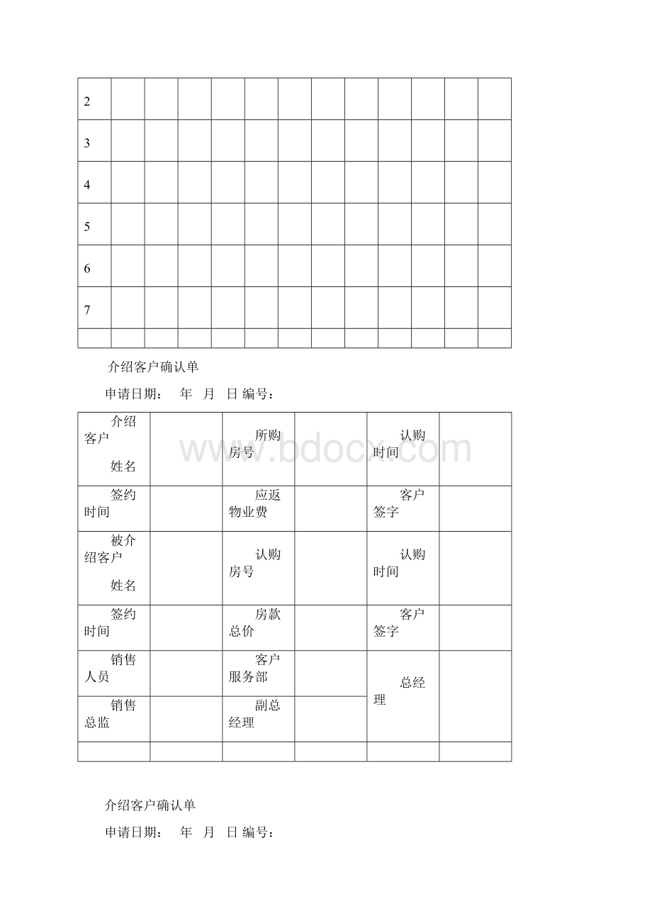 案场客服物业用表Word文档格式.docx_第3页